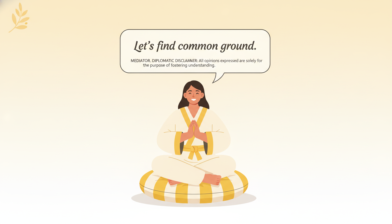 The Disclaimer Person